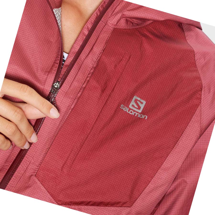 Chaquetas Salomon BONATTI WATERPROOF Mujer Rojos | MX 2472MQZ